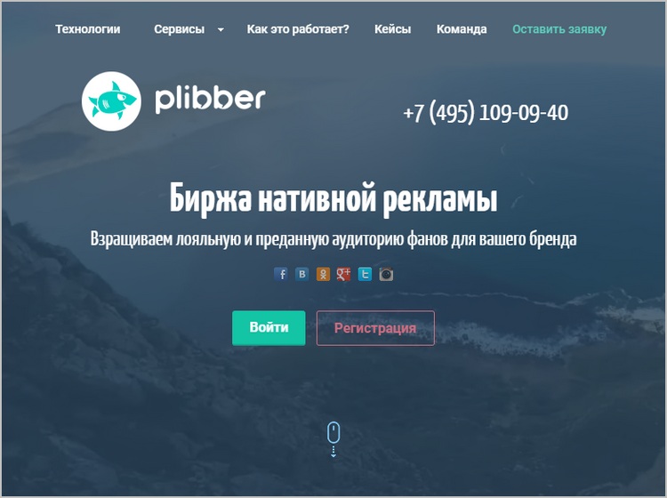 Plibber - биржа рекламы в инстаграм и других социальных сетях
