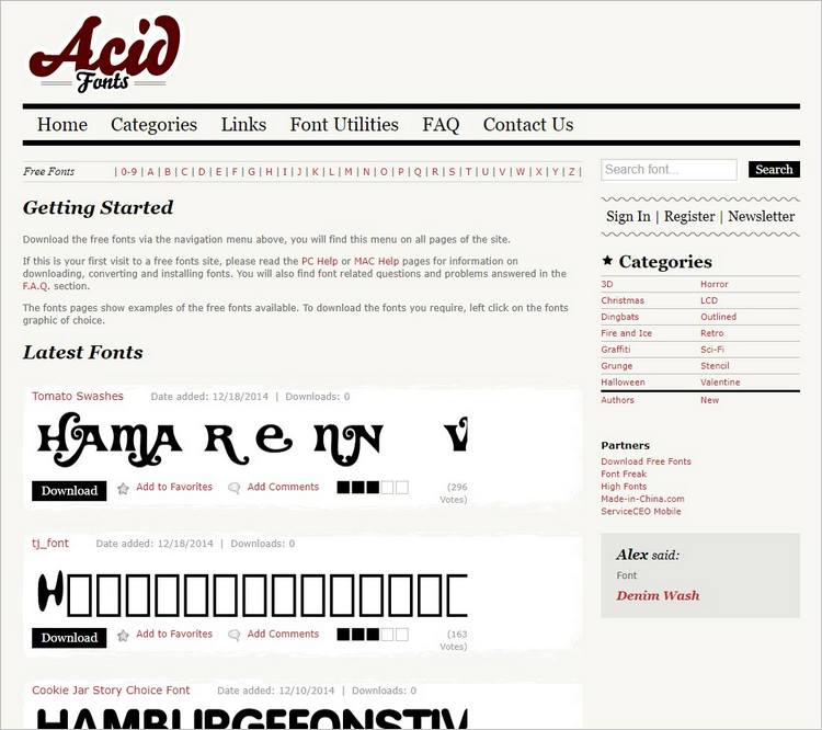 Acid Fonts (acidfonts.com)